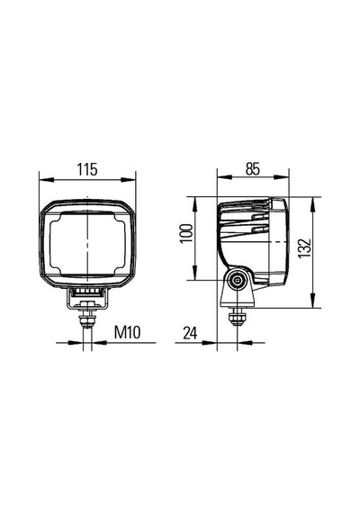 Hella Off-road Led Lamba 12v-24v Ultra Beam Gen. Iı 1ga995606-021