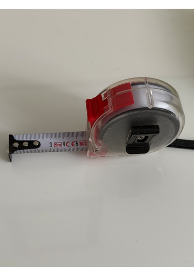 Eratool Şerit Metre Şeffaf 5 Metre 19mm 5 M