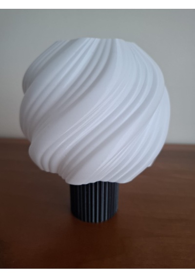 Modern Tealight Mumluk - Mini Lamba Beyaz - Siyah