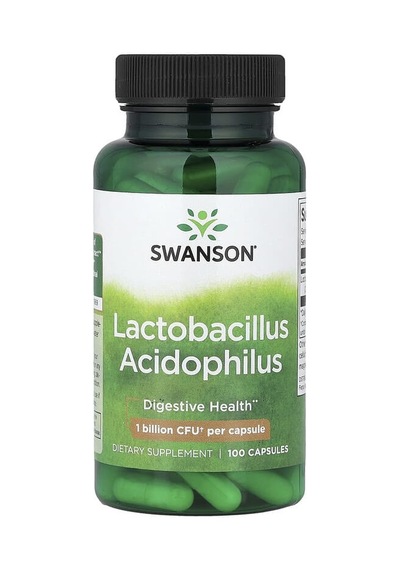 Swanson Vitamins, Lactobacillus Acidophilus, 1 Billion Cfu, 100 Capsules