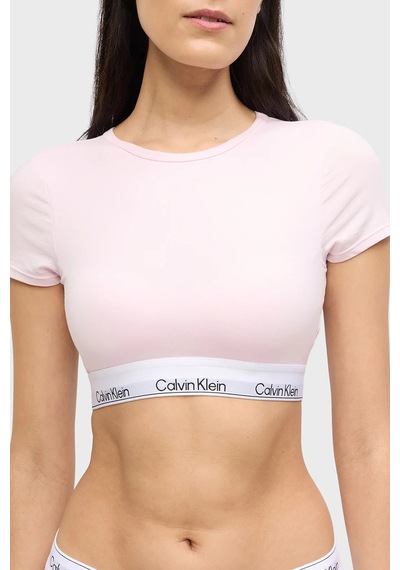 Calvin Klein Bayan Crop Lv00qf8495 8z6 Pembe