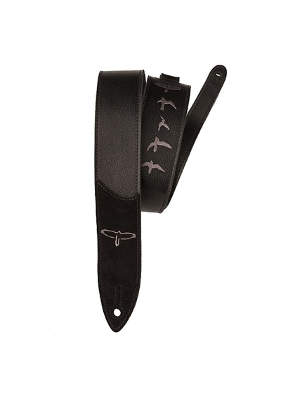 Prs Guitars Premium Deri 5 Cm Askı İşlemeli Kuşlar, Siyah Acc-3166