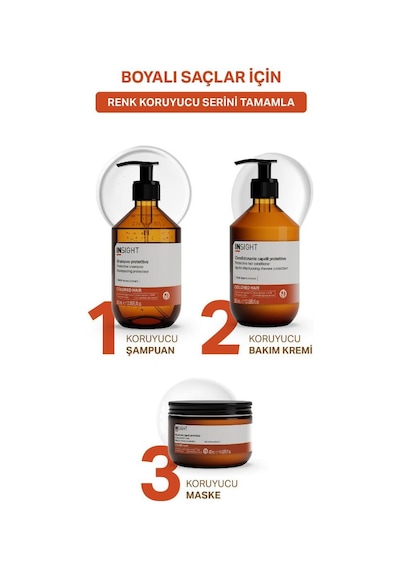 Insight Boyalı Saçlar İçin Koruyucu Maske 400 Ml