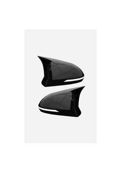 Hyundai Tucson 2021-2023 Uyumlu Sinyalli Yarasa Ayna Kapağı Pianoblack İthal Abs Plastik A+ Kalite