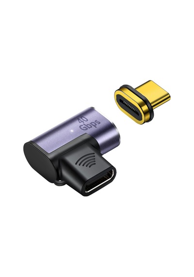 Usb4.0 Typ-c İçin Manyetik Adaptör Dirsek Kazaları Açmayı Önlemek İçin Pd İşlevi