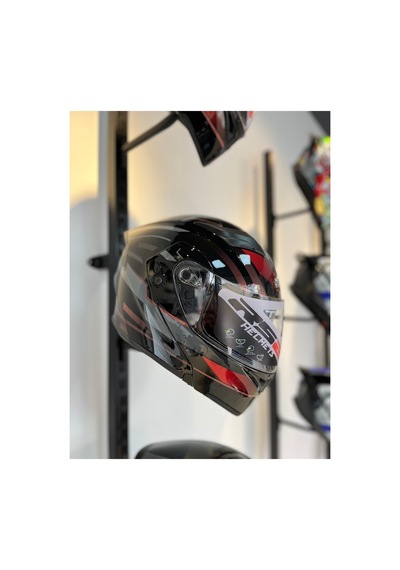 Rs2 Çene Açılır Güneş Vizörlü Kask Kırmızı