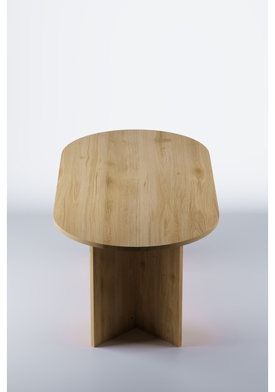 Harmony Nara Sadece Masa Oval Masa 180x75x90 Cm Cadiz - Modern Tasarım Kahverengi
