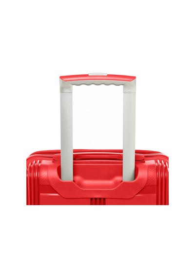 Unisex Jmy8101.19 John May Pp Silikon Valiz Küçük Boy 57x35x25cm Kırmızı Kırmızı