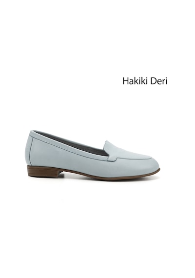 Gönderi(R) Gönderi R Mavi Antik Hakiki Deri Babet Mavi