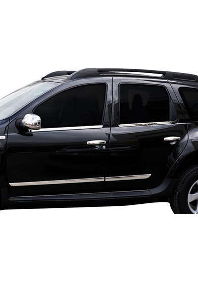 Dacia Duster Krom Cam Çıtası 4 Kapı P.çelik 2010-2017 Arası