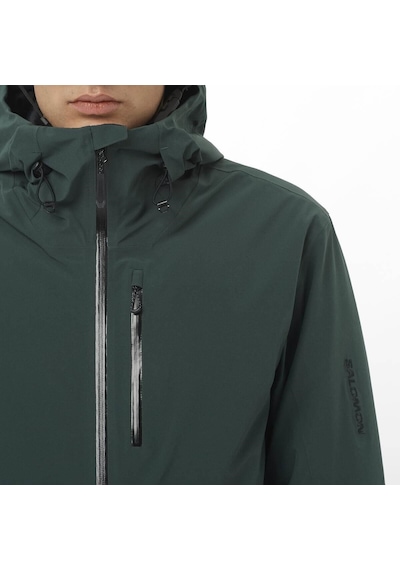 Salomon Hıghland Jacket M Erkek Green Gables// Kayak Ceketi Lc2602700 Haki