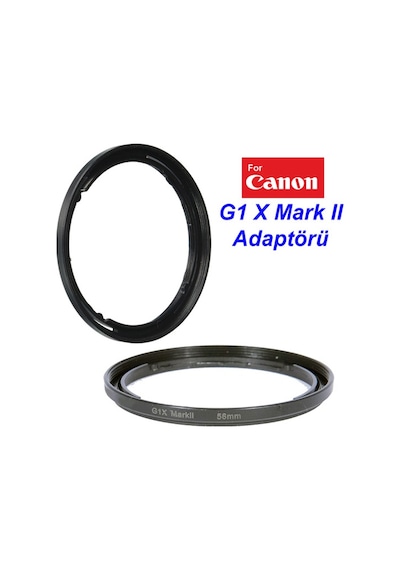 Canon G1 X Mark Iı için Fa-Dc58E Uyumlui 58Mm Adaptör