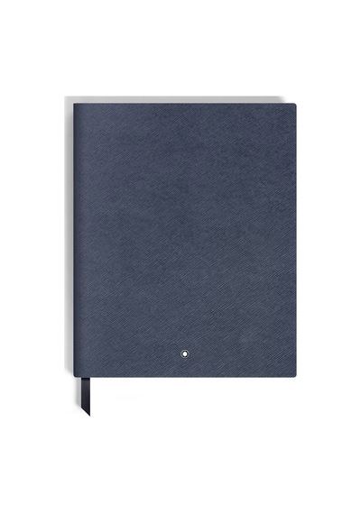 Montblanc Saffiano Deri Mavi Büyük Boy Defter 134738