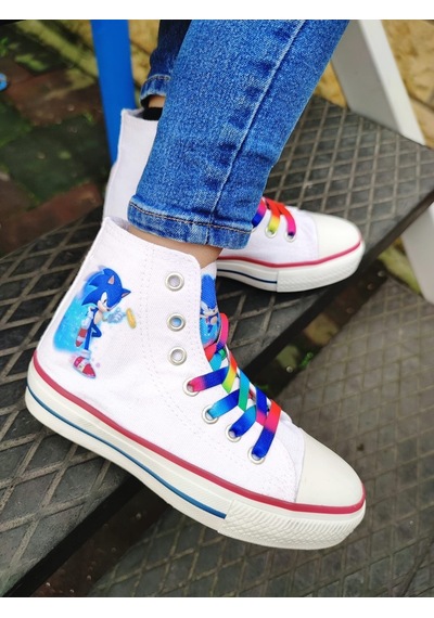 Sonic Karakterli Çocuk Spor Ayakkabı Convers Modeli Spor Ayakkabı (528277033)