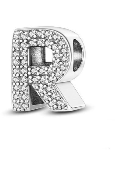 Fubena Taşlı Harf Charm - R
