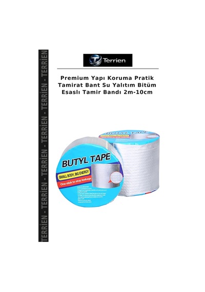 Premium Yapı Koruma Pratik Tamirat Bant Su Yalıtım Bitüm Esaslı Tamir Bandı 2m-10cm