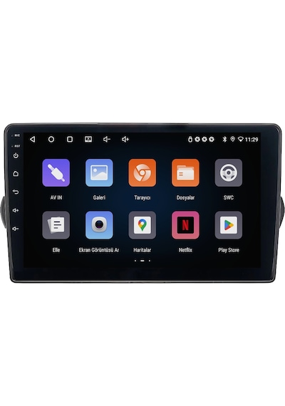 Otolas Fiat Egea Android Multimedya Ekran 2015-2023 8 Gb + 128 Gb 9"