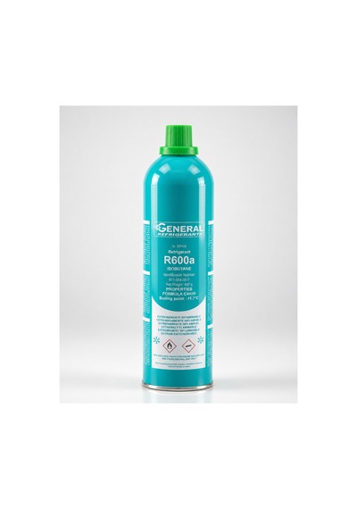 General Refrigerants R600a 400 Gr İzobütan Soğutucu Gaz Turkuaz
