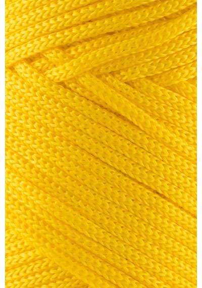 3 Mm - 250 Gr Polyester Makrome Ipi Sarı 120 M Polyester Makrome Ip Supla Ip Ve Çanta Ipliği