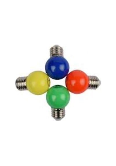 1 Watt Renkli Led Gece Lambası E27 Ampul