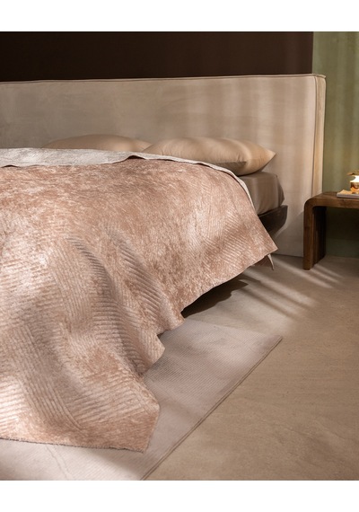 Griselle Tek Kişilik Yatak Örtüsü - İndigo/gold 8684427358061 Çok Renkli
