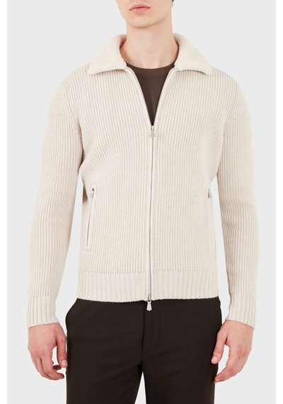 Gran Sasso Regular Fit Klasik Yaka Ceket Erkek Ceket 13189 25033 054 Ekru