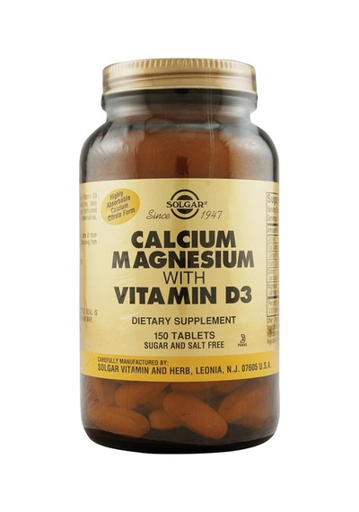 Solgar Calcium Magnesium With Vitamin D3 150 Tablet