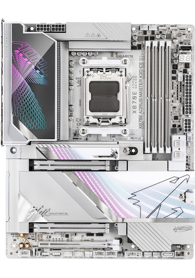 Gigabyte X870e Aorus Master X3d Ice Wıfı-7 Am5 Ddr5 9000mhz Oc Aaaa11gıg0051