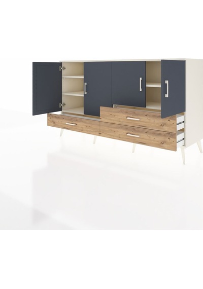 Hyperion Konsol 5 Raflı 3 Çekmeceli 4 Kapaklı 176x44x99 Aytaşı-an Aytaşı-antrasit/çam Hyperion Konsol 5 Raflı 3 Çekmeceli 4 Kapaklı 176x44x99 Aytaşı-an Aytaşı-antrasit/çam
