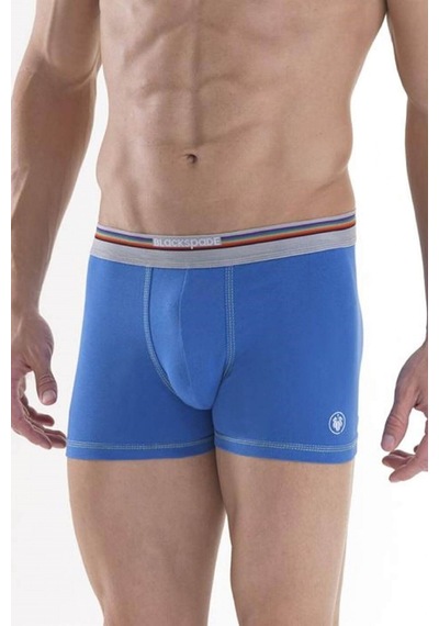 Blackspade %95 Pamuk Erkek Renkli Boxer - Mavi