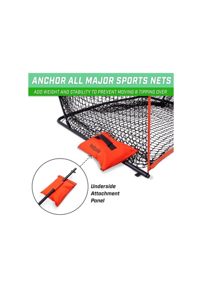 Gosports Spor Ekipmanları Sabitleme Kum Torbası 4'lü Set Turuncu Çok Renkli