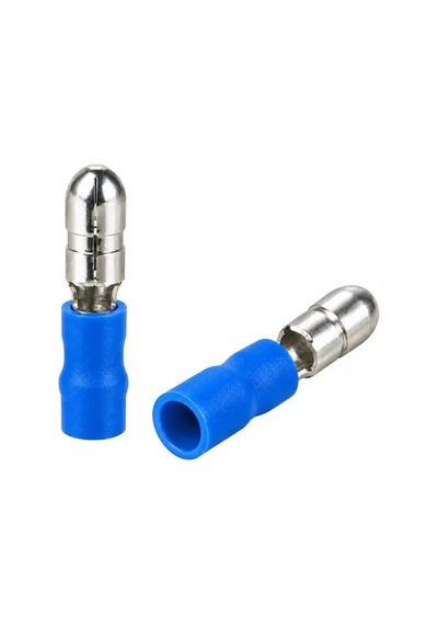 Sh Powermaster Pm-39062 1,5-2,5mm2 Kesit 21,5x4x5,5mm Soket Mavi İzoleli Kablo Pabucu 100'lü Paket Najmaddin