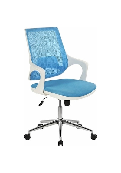 Mix White Çalışma Sandalyesi Ofis Koltuğu Mavi