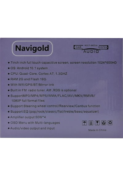 Navigold Stonex-720 2 GB /16 GB 7" Android 12 Double Kamera