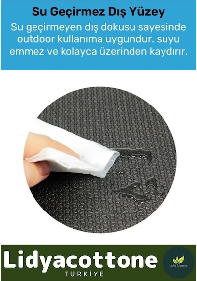 Çift Taraflı Kaymaz Silinebilir İz Yapmaz Yoga Minderi Özel Konfor Modeli 6,5mm Mat Çok Renkli