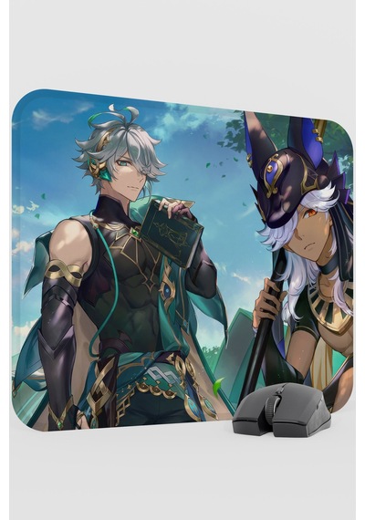 Alhaitham Genshin Impact Anime Gacha V4 - 48x40 Xl Gaming Mouse Pad Fare Altlığı