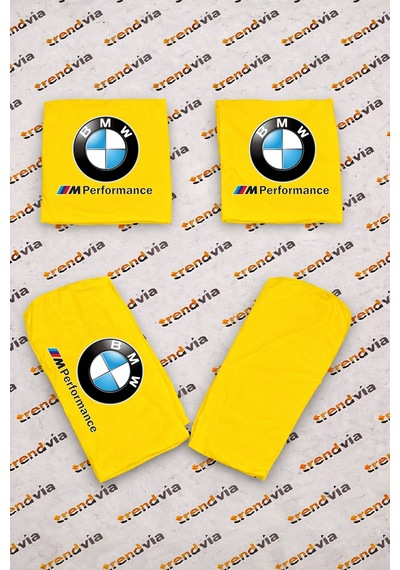 Bmw Logolu Oto Koltuk Kılıfı Ön Arka Set Penye Likralı Universal Koltuk Koruyucu Servis Kılıfı 30949645