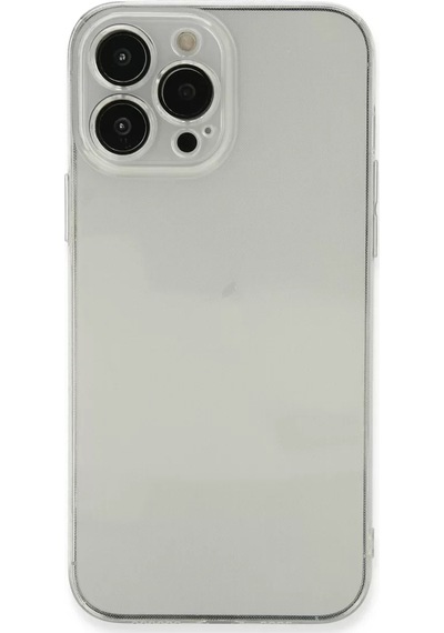 Newface  Apple  Uyumlu iPhone 13 Pro Kılıf Fly Lens Silikon - Şeffaf