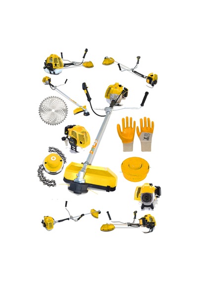 Steiner S-9100 Yan Tipi Benzinli Motorlu Tırpanı Makinesi + Canavar Başlık
