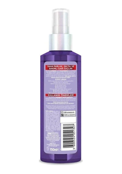 Elseve L'oreal Paris Color Vive Sarı Saç Kurtarıcı Mor Sıvı Bakım Kremi 150 Ml