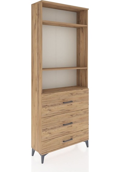 Arges Dolap 3 Raflı 3 Çekmeceli 88x30x221 Çam-çam Atlas Çam Arges Dolap 3 Raflı 3 Çekmeceli 88x30x221 Çam-çam Atlas Çam