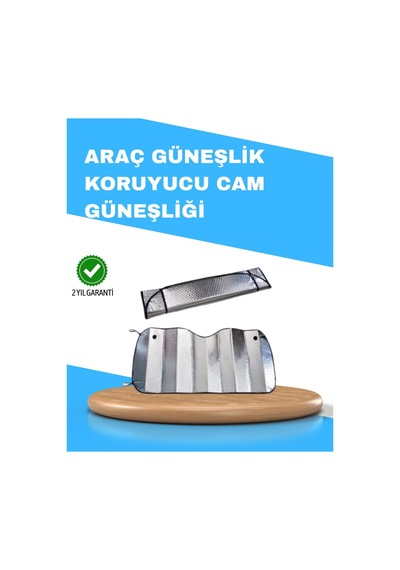 Katlanabilir Alüminyum Araç Güneşliği Uv Koruma Ve Klima Tasarrufu Bir Arad - Hs08376115-1