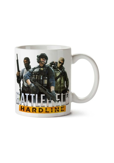 Battlefield-hardline-png-pic.png İki Tarafı Baskılı Kupa Bardak Çok Renkli