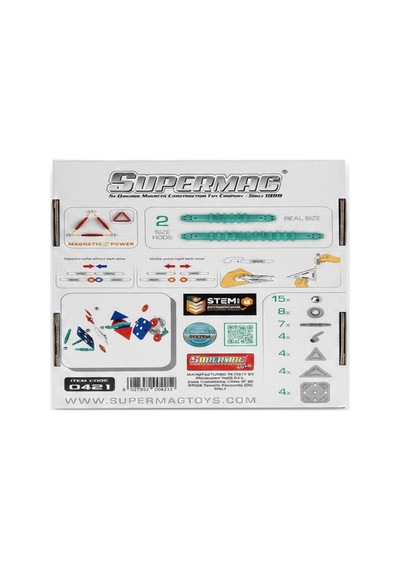 Supermag 46 Parça Manyetik Yapı Ve Geometri Seti- Stem Eğitici Manyetik Oyuncak