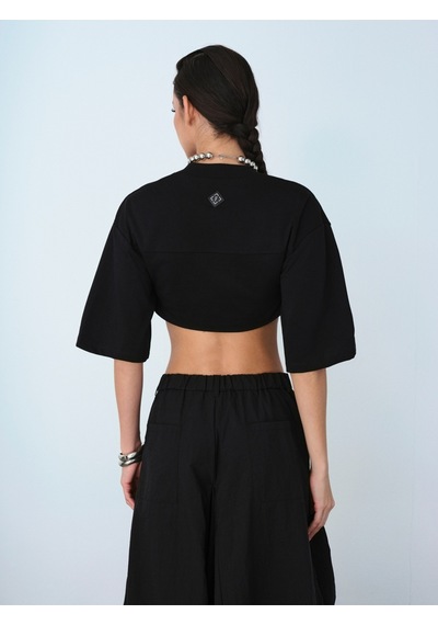 New Baggy Fit Kadın Pantolon Siyah