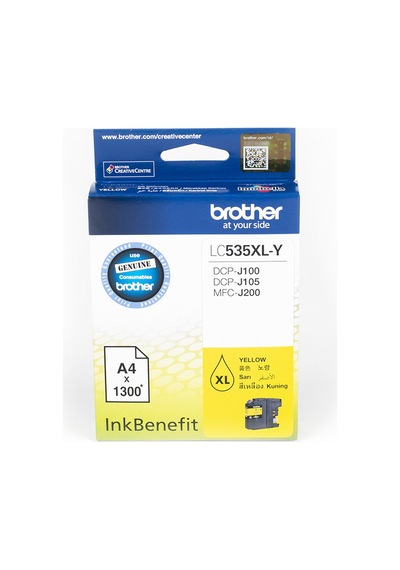 Brother Lc535Xly Sarı Mürekkep Kartuş 1300 Sayfa