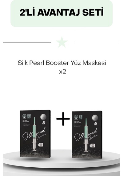 Banobagi Silk Pearl Booster Yüz Maskesi X2