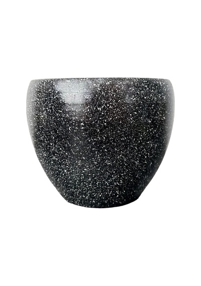 Bitki Tasarımı Ev Dekorasyon Siyah Granit Toprak Saksı Saksılık Salon Çiçeklik - 15 Cm Belirtilmemis