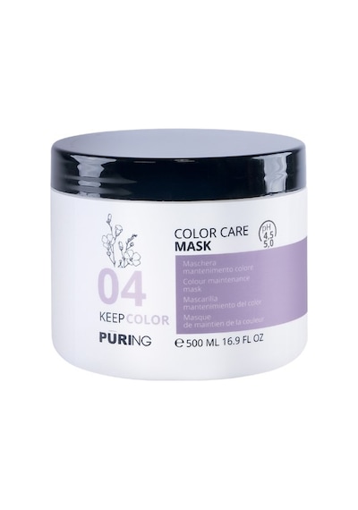 Purıng 04 Keepcolor Boyalı Saçlar İçin Keten Tohumu & E Vitaminli Renk Koruyucu Saç Maskesi 500ml