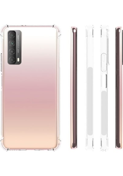 Huawei P Smart 2021 Kılıf Şeffaf Nitro Anti Shock Kapak Renksiz